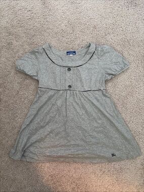 Cute Blue Label Burberry Babydoll Top - Size 38